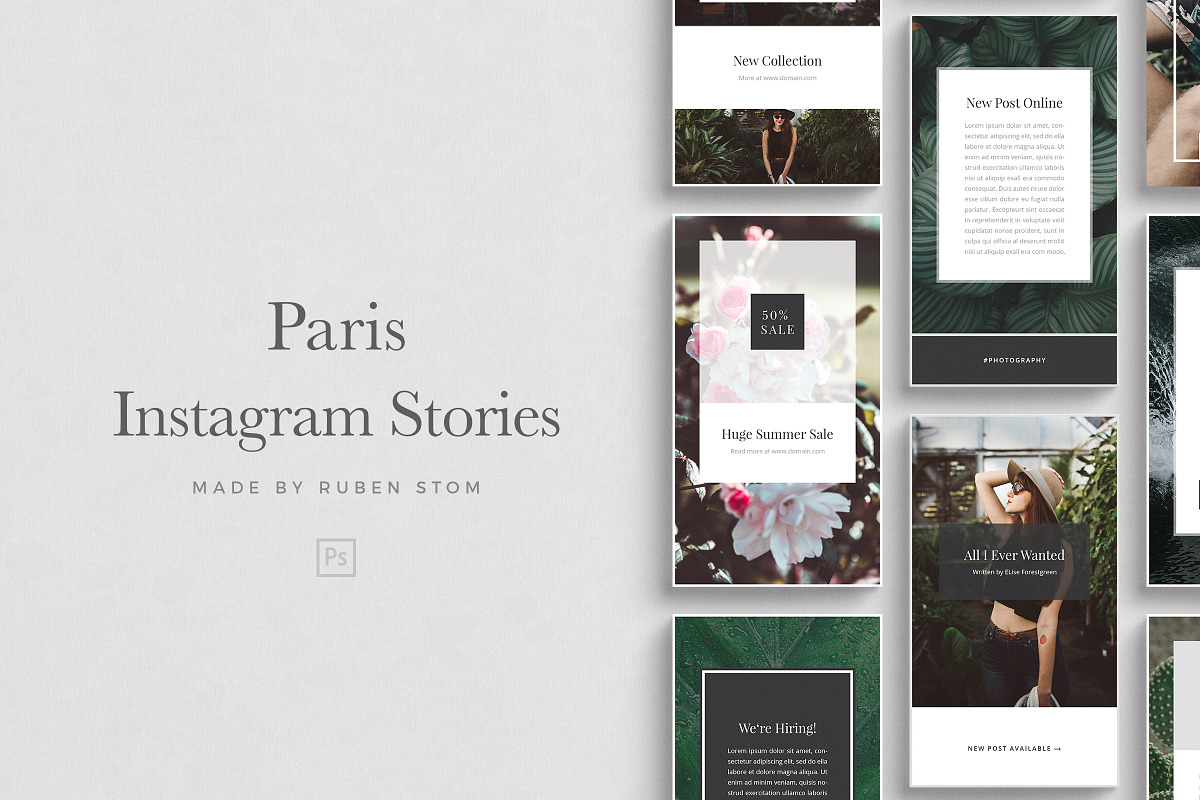 Instagram Stories Bundle, a Social Media Template by Ruben Stom (Photo 40 of 53)