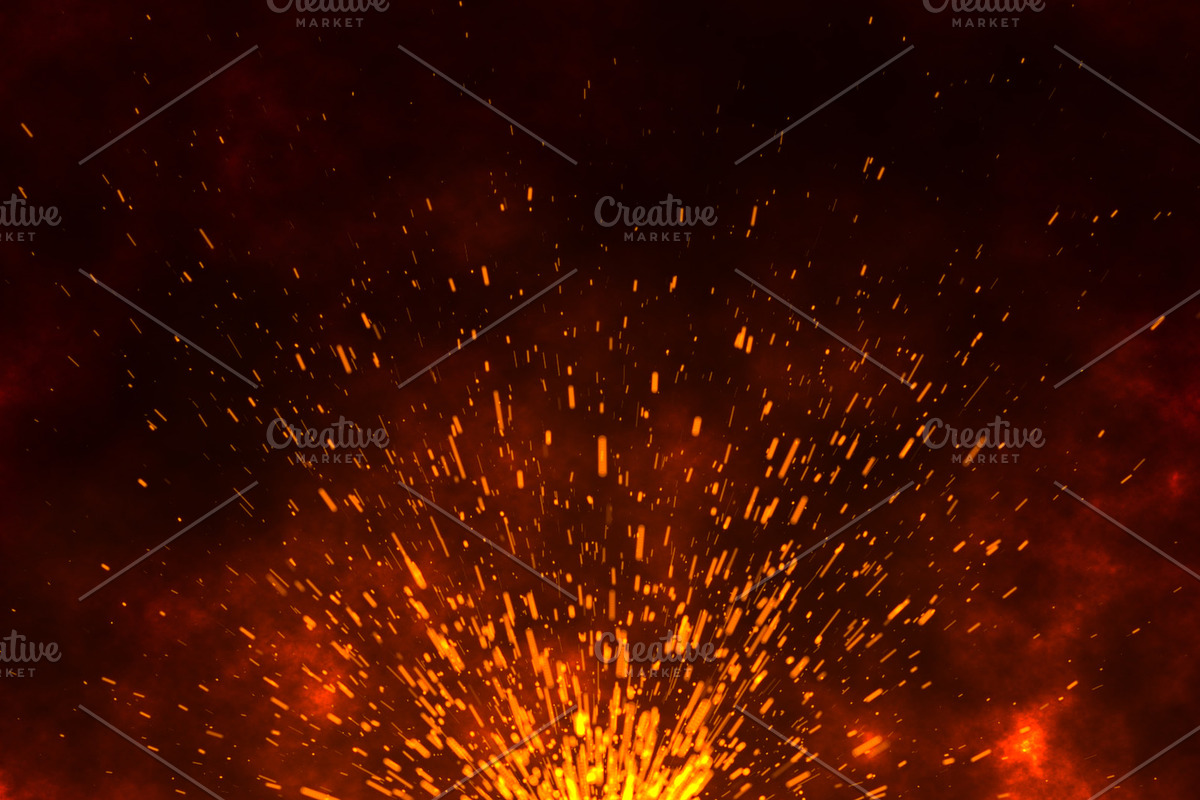 Burning orange sparks rise from fire, a Technology Photo by John_Walker (Photo 2 of 2)