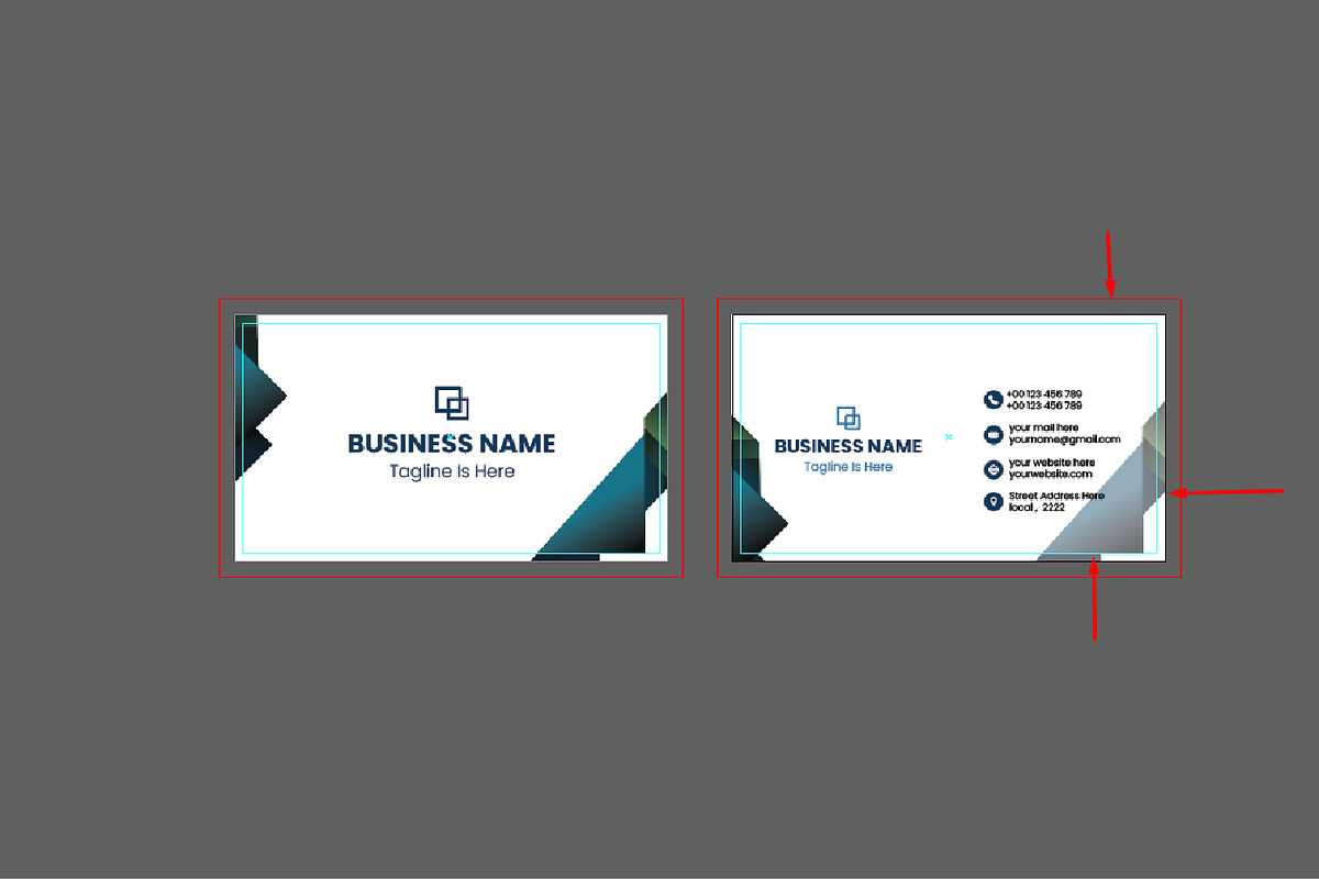 Modern business card, a Business Card Template by DESIGNSKIT (Photo 2 of 2)