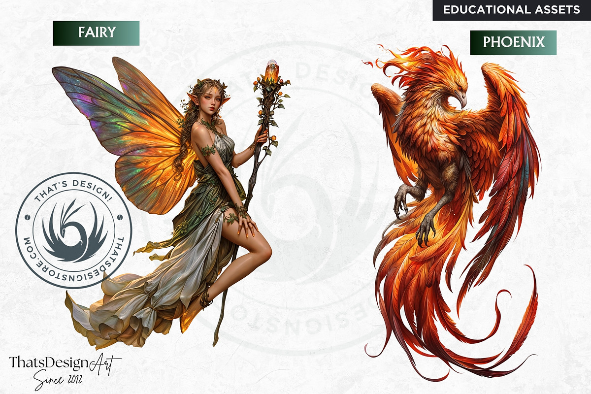 Greatest Mythological creatures, a Decorative Illustration by ThatsDesignArt (Photo 9 of 10)