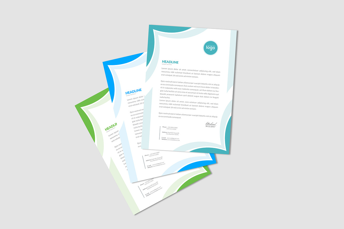 Letter Head, a Stationery Template by ZAAS (Photo 1 of 6)