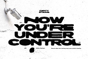 Dirty Stains - Ink Bleed Type, a Symbol Font by ikiiko (Thumbnail 3 of 7)