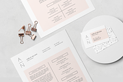 Business Card Template • Amelié, a Business Card Template by Botanica Paperie (Thumbnail 2 of 4)