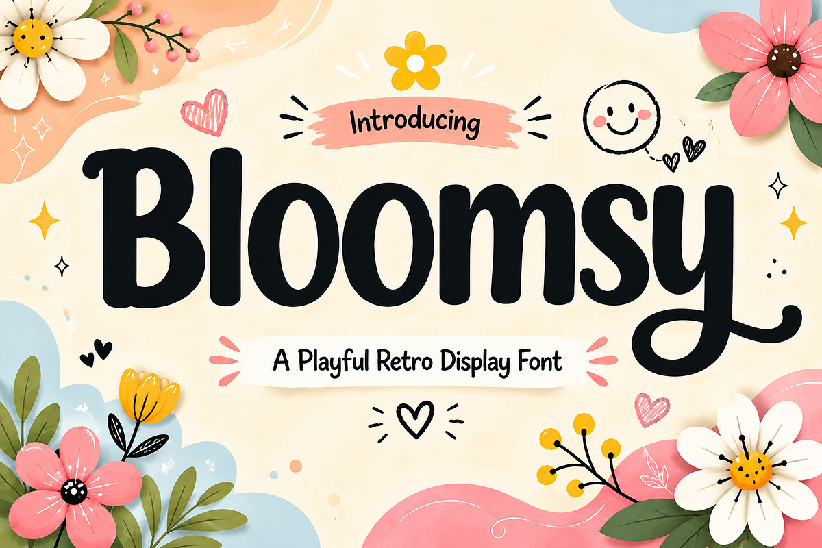 Bloomsy, a Script Font by Wow Magic (Photo 1 of 6)