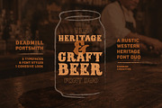Rustic Craft Beer Font Duo, a Serif Font by Parker Creative (Thumbnail 9 of 9)