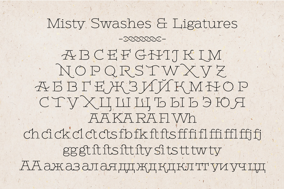 Misty Bold, a Serif Font by Gaslight (Photo 4 of 6)