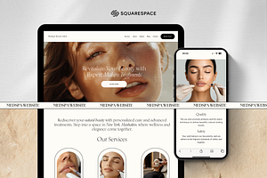 Medspa Website Squarespace Templates