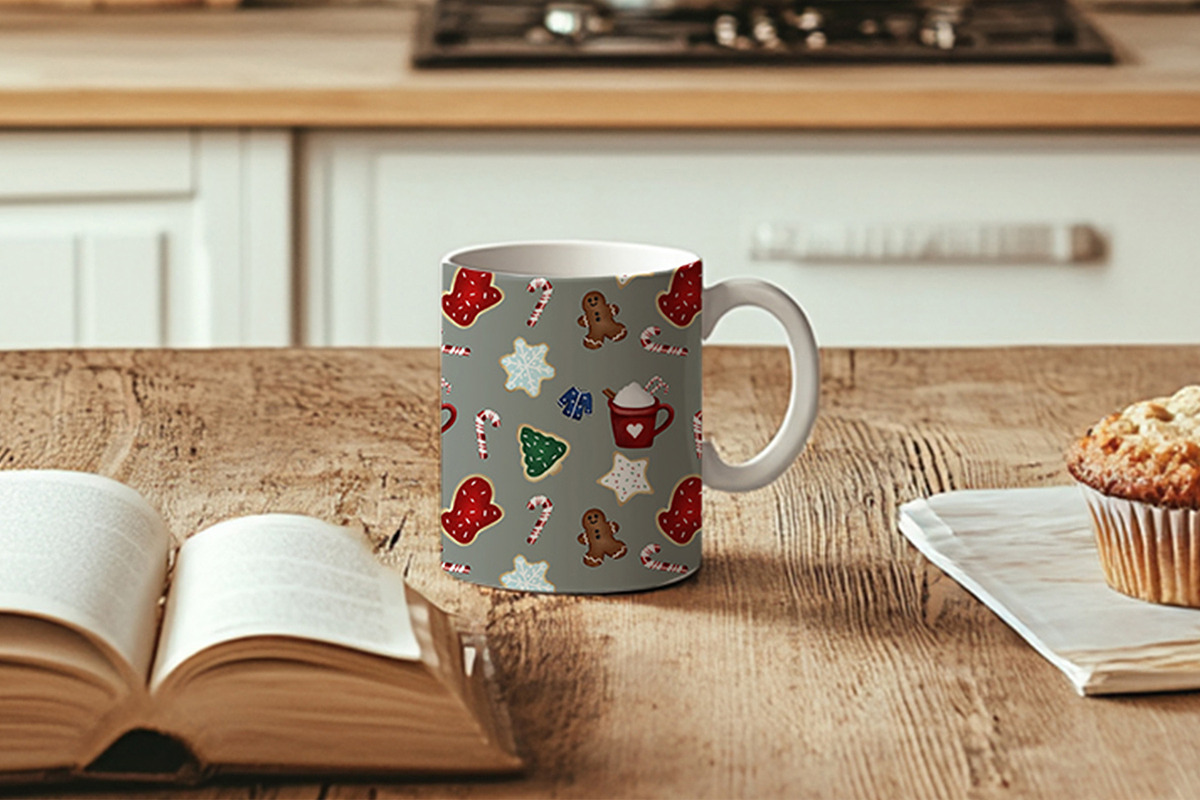 6 Christmas Seamless Patterns | png, a Graphic by Willow Paige Farms (Photo 5 of 7)