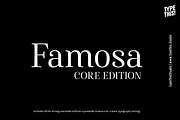 Famosa Core Edition, a Serif Font by TypeThis!Studio (Thumbnail 1 of 11)