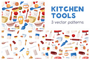 Baking tools seamless patterns set, a Pattern Graphic by Good Studio (Thumbnail 1 of 8)