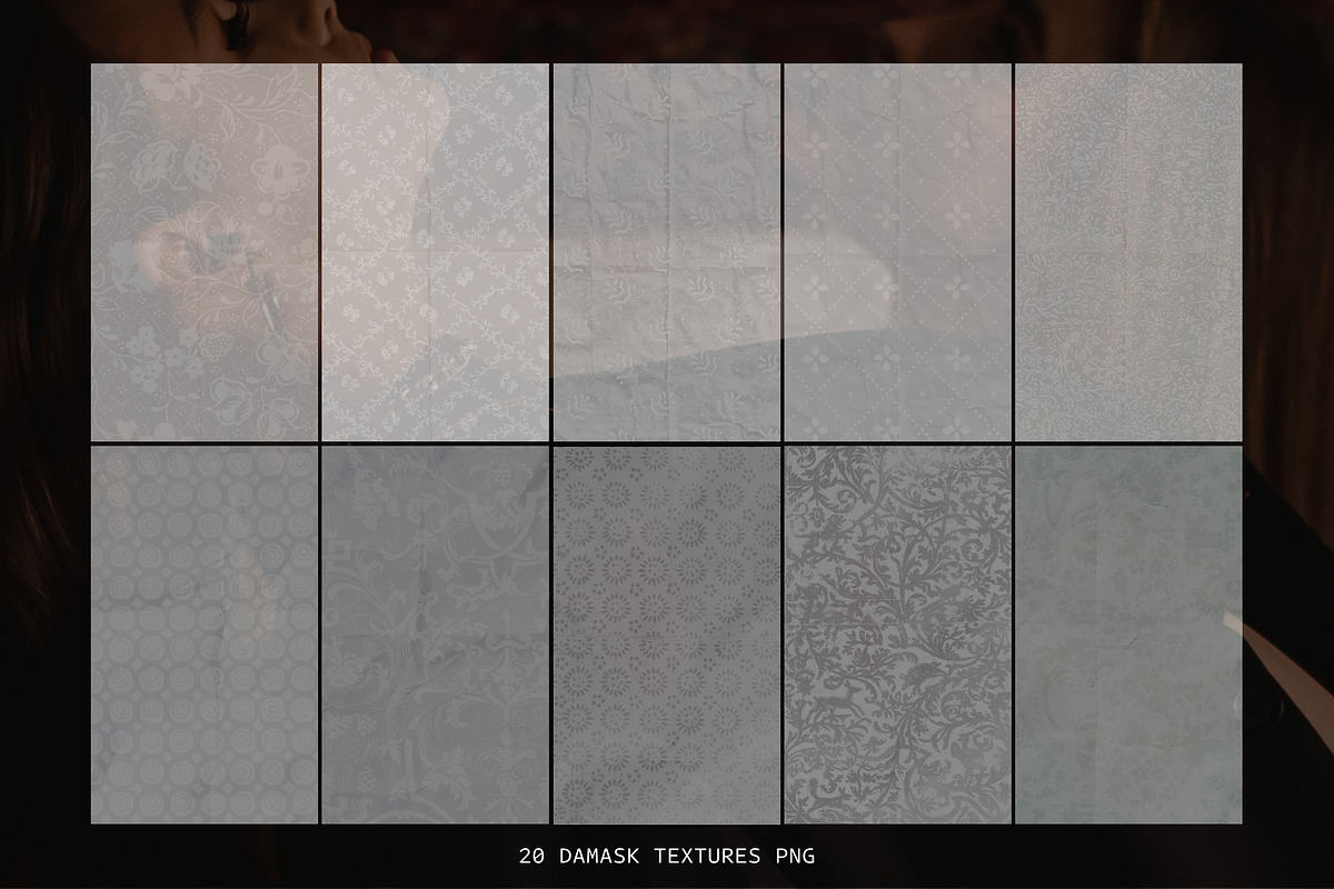 Damask Overlays & Crystal Dots, a Texture Graphic by Anzhelika (Photo 6 of 8)