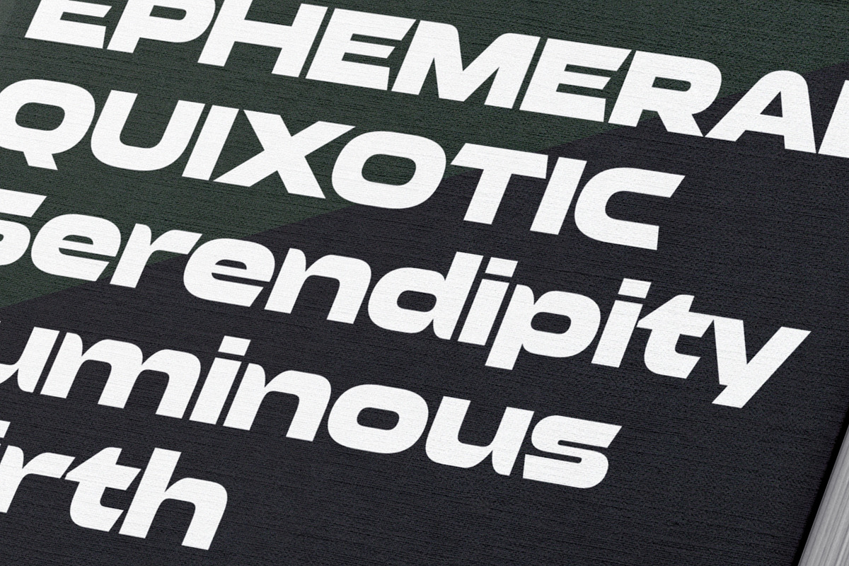 Exofant, a Sans Serif Font by Muhammad Hastian (Photo 9 of 9)