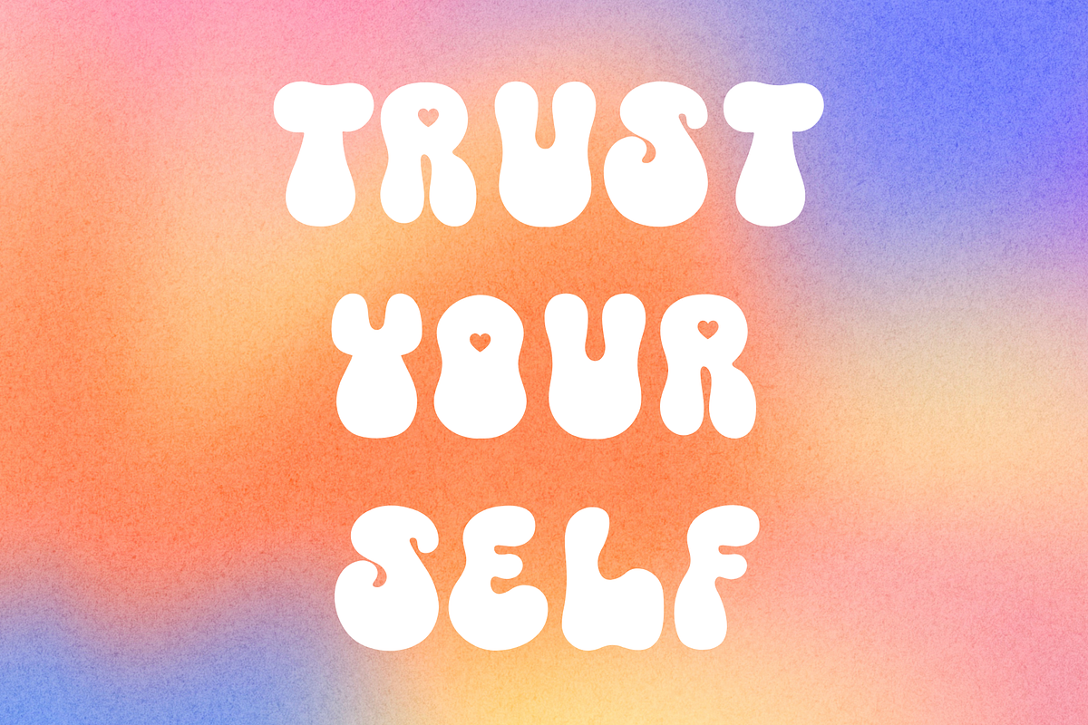 Sparkle Groovy Cute Decorative Font, a Font by Kanink Studio (Photo 2 of 13)