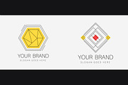Modern Geometric Logo Set, a Templates & Theme by studiogstock (Thumbnail 5 of 6)