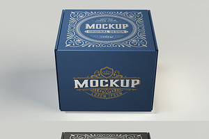 Colored Box Mockup