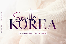 South Korea - Font Duo