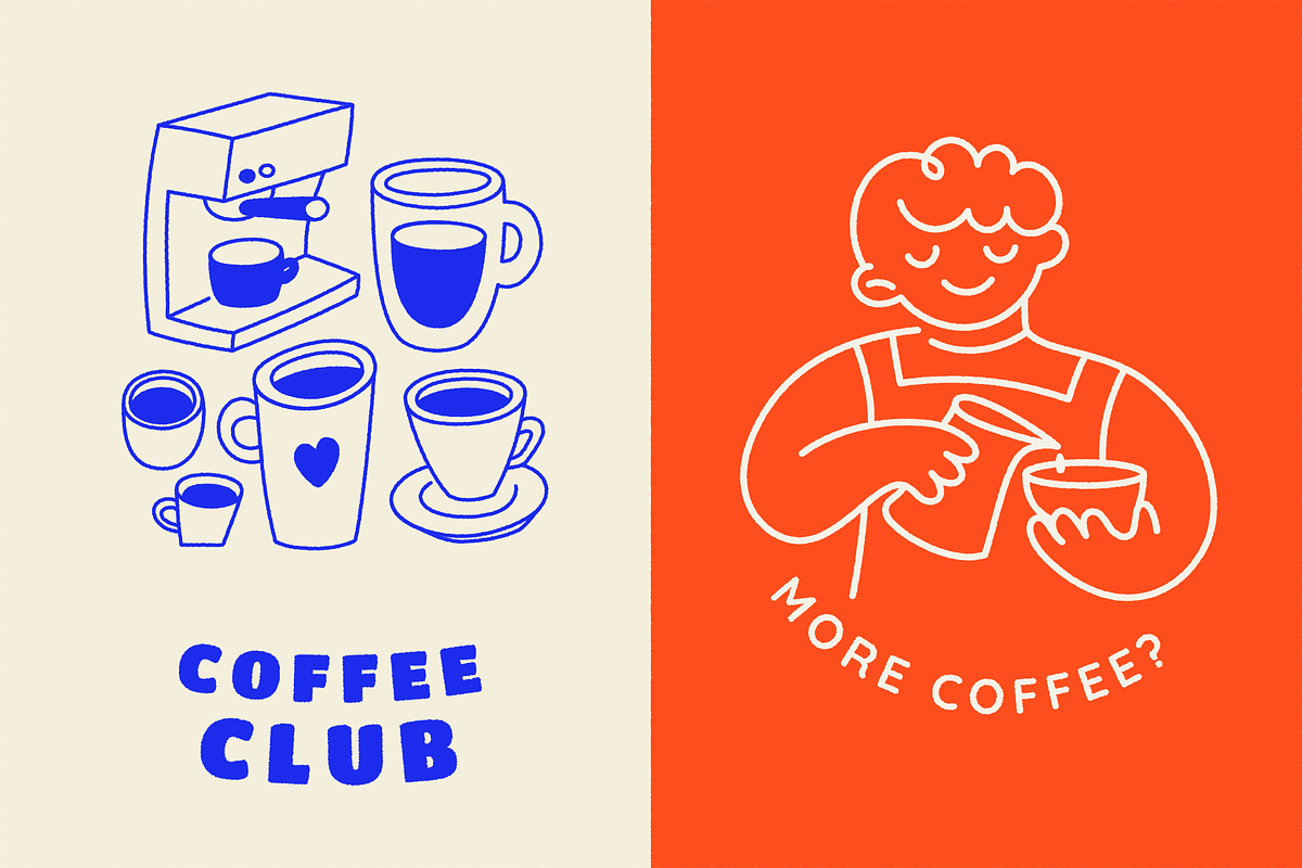 Cafe, vector illustrations, prints, a Graphic by venimo (Photo 5 of 14)