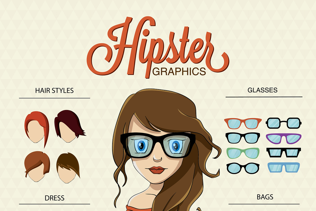 Hipster Character Designs, a Work Illustration by smithytomy (Photo 4 of 5)