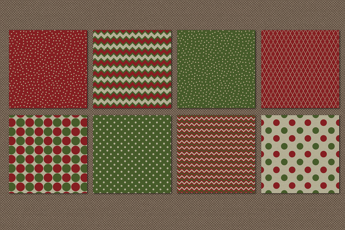 Christmas linen backgrounds, a Pattern Graphic by Paper Farms (Photo 3 of 3)