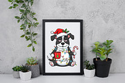 Christmas Funny Dog Coffee Png, an Illustration by Daily.Designs (Thumbnail 5 of 5)