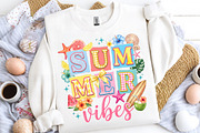 Summer Vibes Png, Floral Summer, an Illustration by CreationArt (Thumbnail 5 of 5)