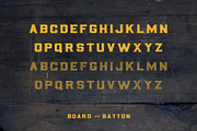 Board & Batton Font, a Slab Serif Font by Midnight Grim (Thumbnail 2 of 5)