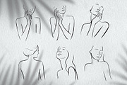 Woman & flower sketch. Female art., a Healthcare Illustration by bioraven (Thumbnail 3 of 13)