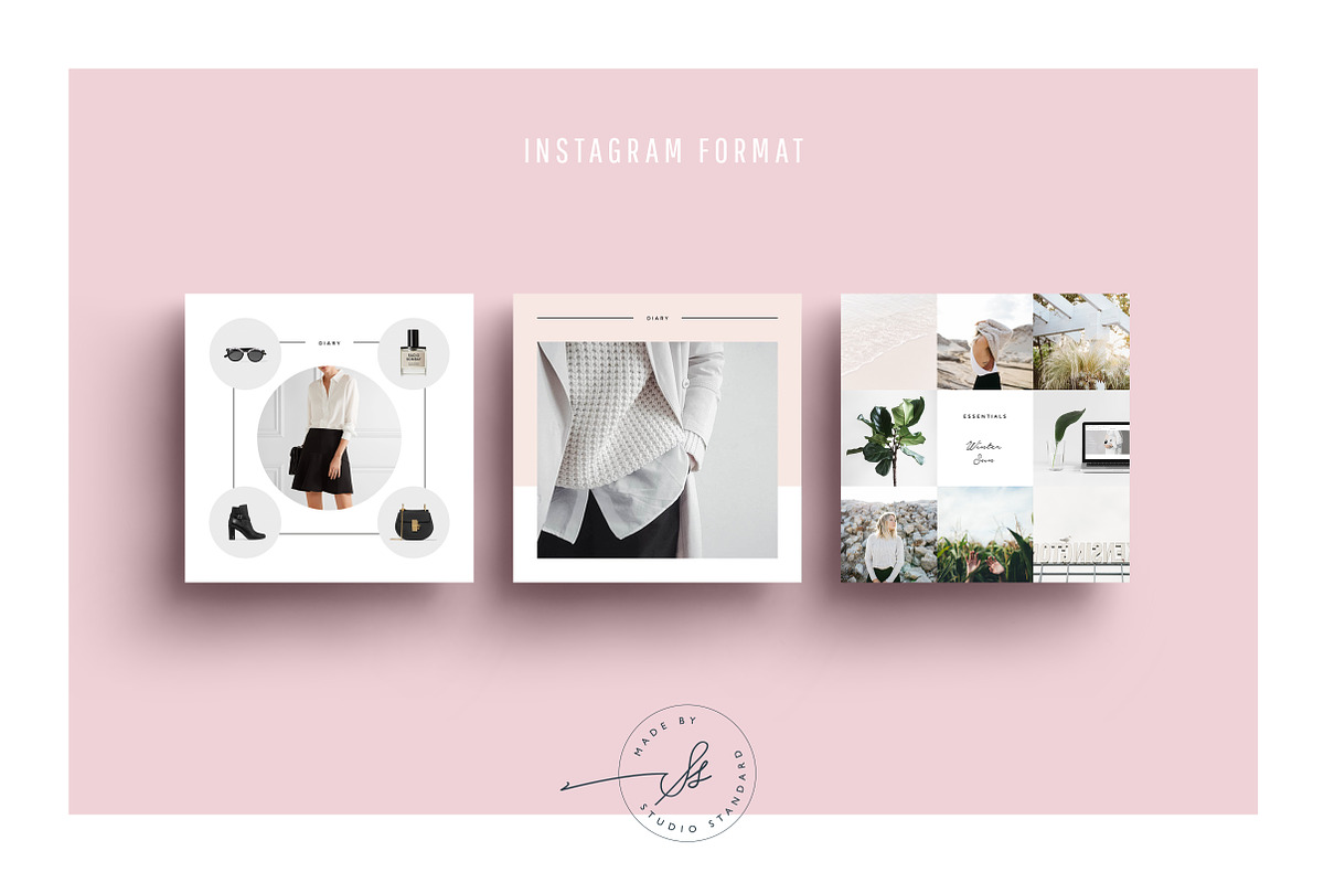 Diary Social Media Pack, a Social Media Template by Studio Standard (Photo 5 of 9)