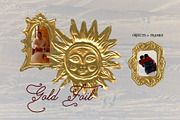 Gold Foil Objects & Frames, an Object Graphic by Purple (Thumbnail 6 of 9)