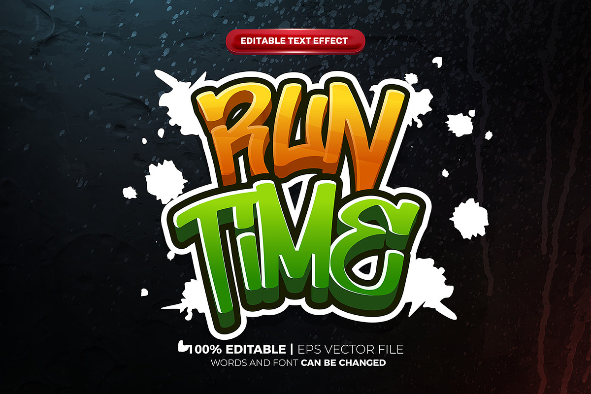 Graffiti 3D Text Effect, a Layer Style Add-On by Agung Kreatif (Photo 3 of 5)