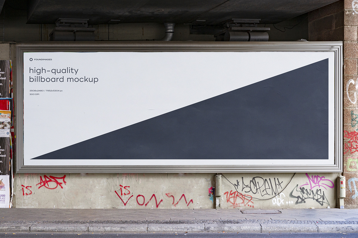 Billboard Mockup Template Bundle, a Print Template by FoundImages (Photo 2 of 36)