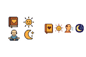 Creative pixel art depicting themes, an Illustration by ZinetroN