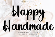 Happy Handmade, a Handwritten Font by FreshTypeINK (Thumbnail 1 of 7)