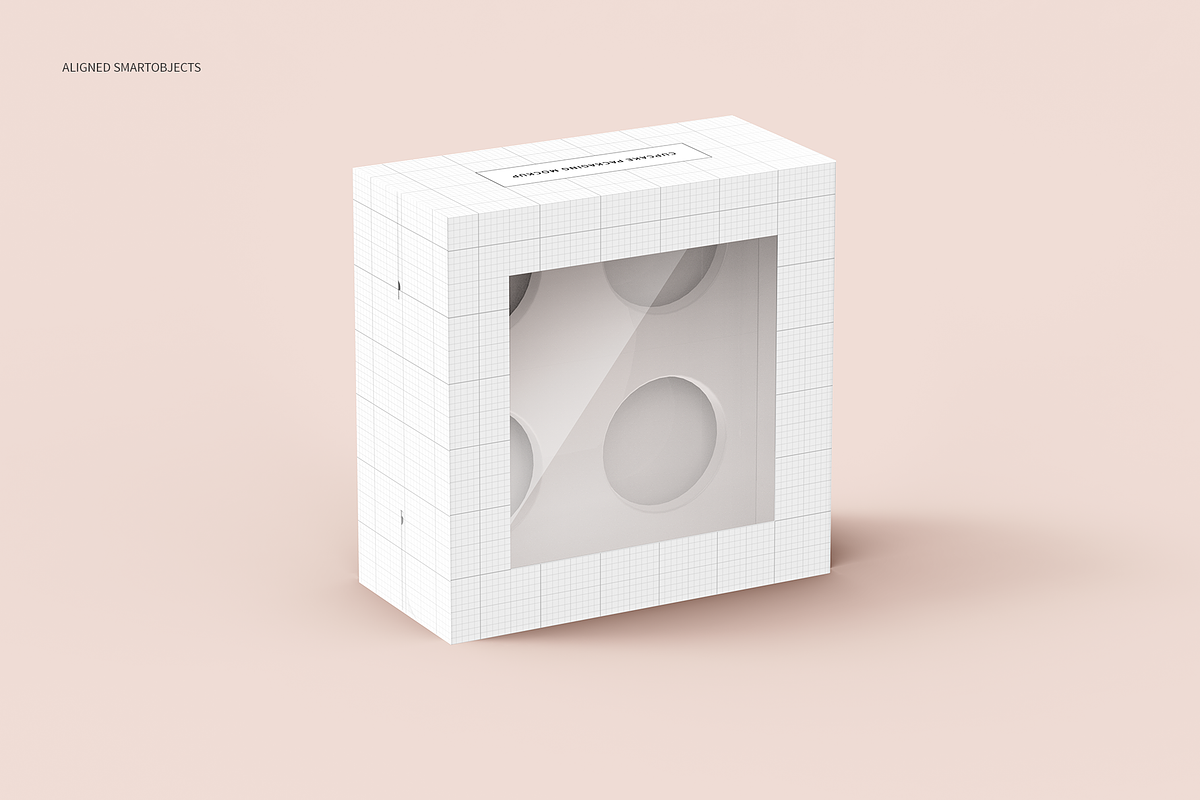 Cupcake Box Packaging Mockups, a Packaging Mockup by shaikerintu (Photo 2 of 17)