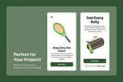 Courtix - Tennis 3D Icon Pack, a Sport Illustration by twinstd (Thumbnail 4 of 6)