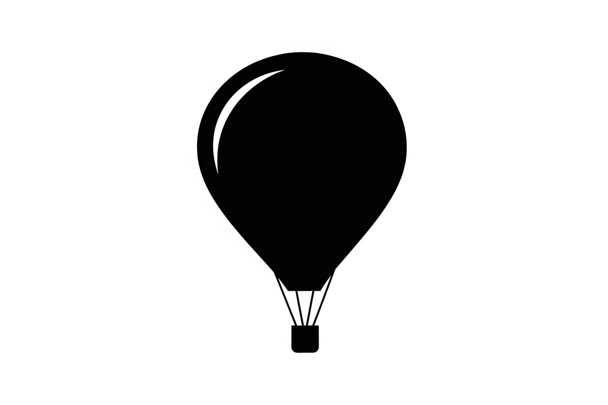 Hot Air Balloon Silhouette Bundle, an Illustration by Designer_Momina (Photo 40 of 51)