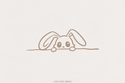 Peeking Cute Rabbit png, PNG, an Illustration by SharpMarketplace (Thumbnail 1 of 9)