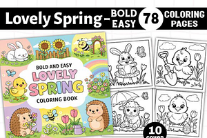 Bold Easy Lovely Spring, an Animal Illustration by Ink Gallery