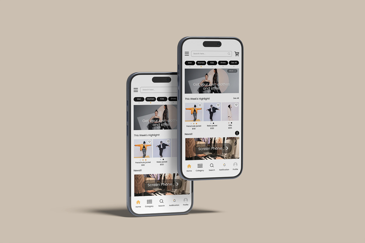 Phone Screen Mockup, an iPhone Mockup by rizalamora (Photo 6 of 11)