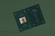 Green Aesthetic Funeral Program, a Brochure Template by Neermana (Thumbnail 3 of 4)