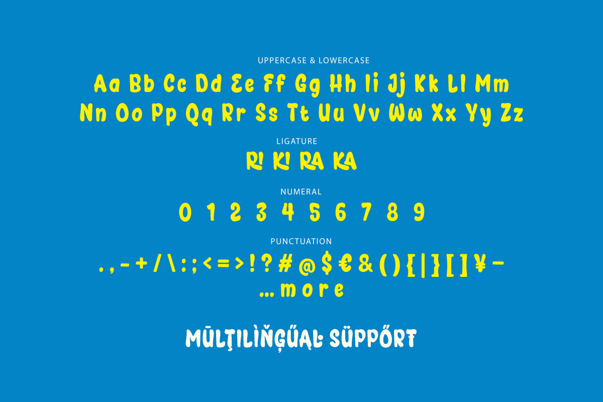 Kastrie - Milk Display Font, a Sans Serif Font by twinstd (Photo 9 of 9)