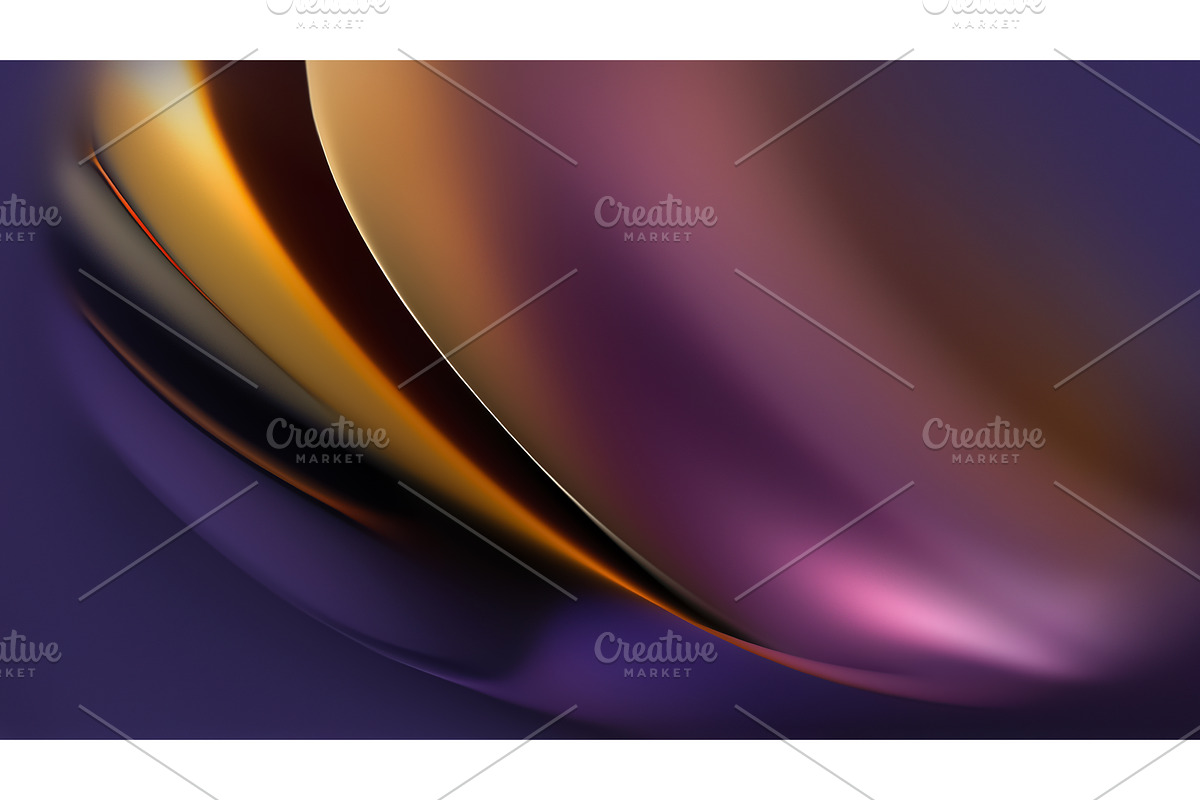 Colorful Abstract Background With, an Illustration by BazziBa♥