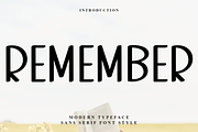 Remember, a Script Font by FreshTypeINK (Thumbnail 1 of 8)