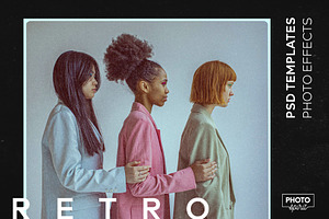 Retro Photo Effects & Overlays, a Preset Add-On by PhotoSpirit