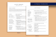 Modern Professional Resume Template, a Resume Template by VictoriousVita (Thumbnail 3 of 8)