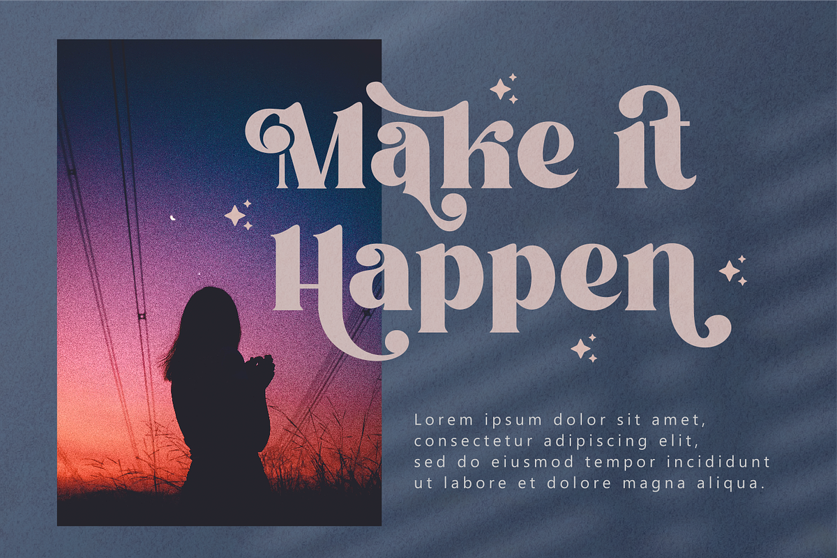 Magic Romance - Modern Serif Font, a Serif Font by zeenesia (Photo 9 of 15)
