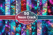 Neon Crack Texture Seamless Pattern, a Pattern Graphic by Forhadx5 (Thumbnail 1 of 11)
