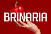 Brinaria - Modern Sans Serif, a Sans Serif Font by Typeformers (Thumbnail 1 of 5)