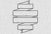 Hand Drawn Clipart Banners, an Illustration by Pip Sweet (Thumbnail 3 of 3)