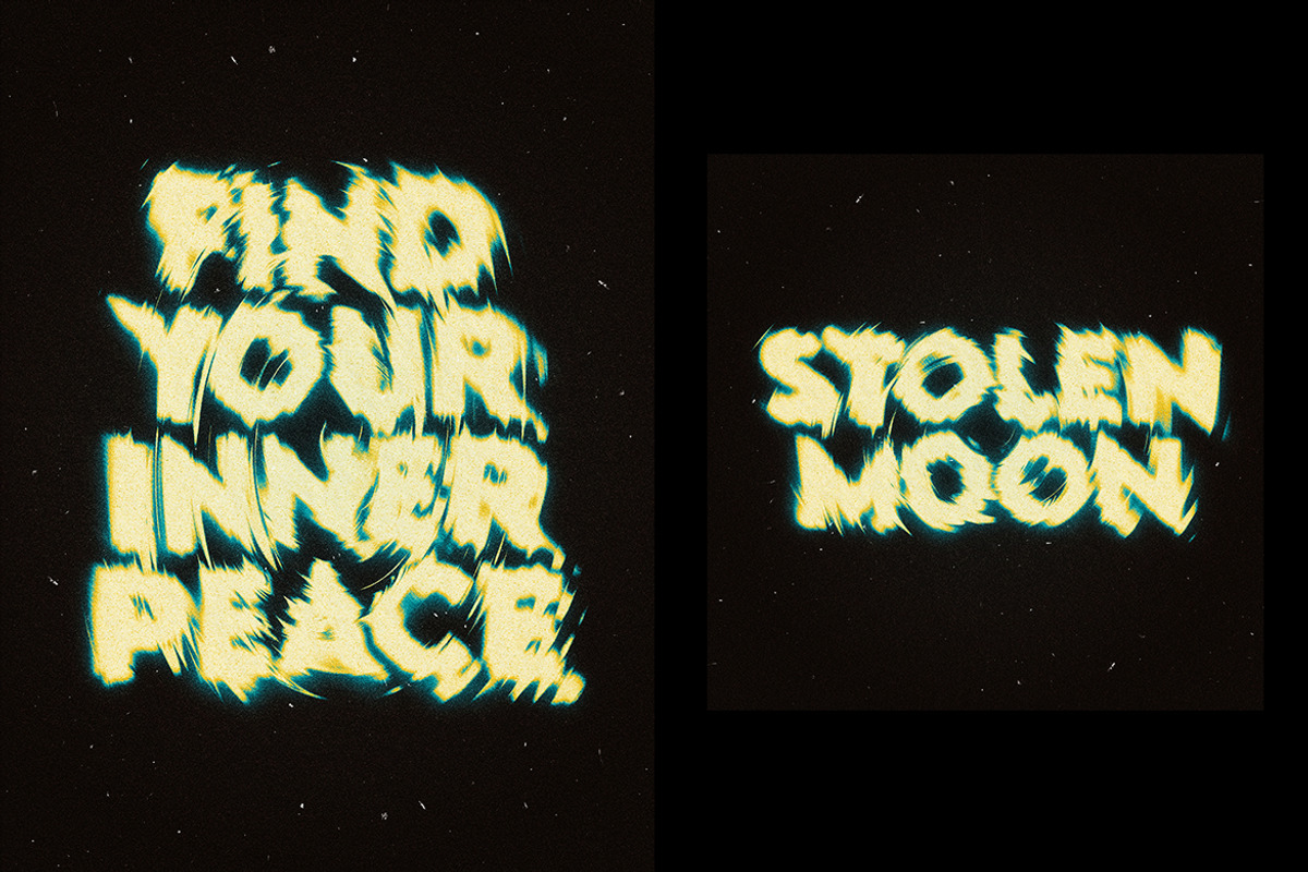 Horror Distorted Square,Poster Effec, a Layer Style Add-On by iDoodle Studio (Photo 3 of 4)